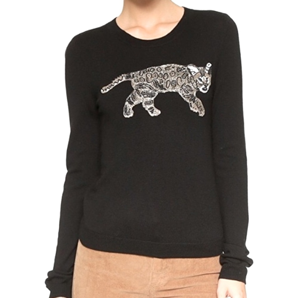 Alice & Olivia Bengal Cat Sweater